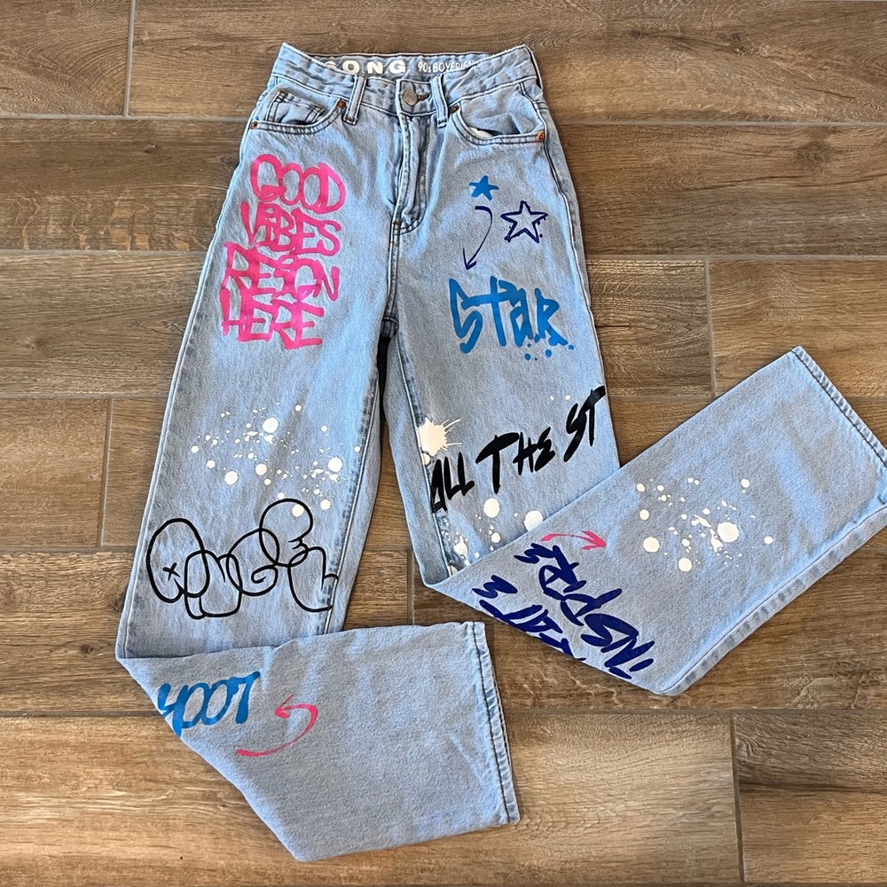 S.O.N.G. 90’s Boyfriend Jean Size 23 00